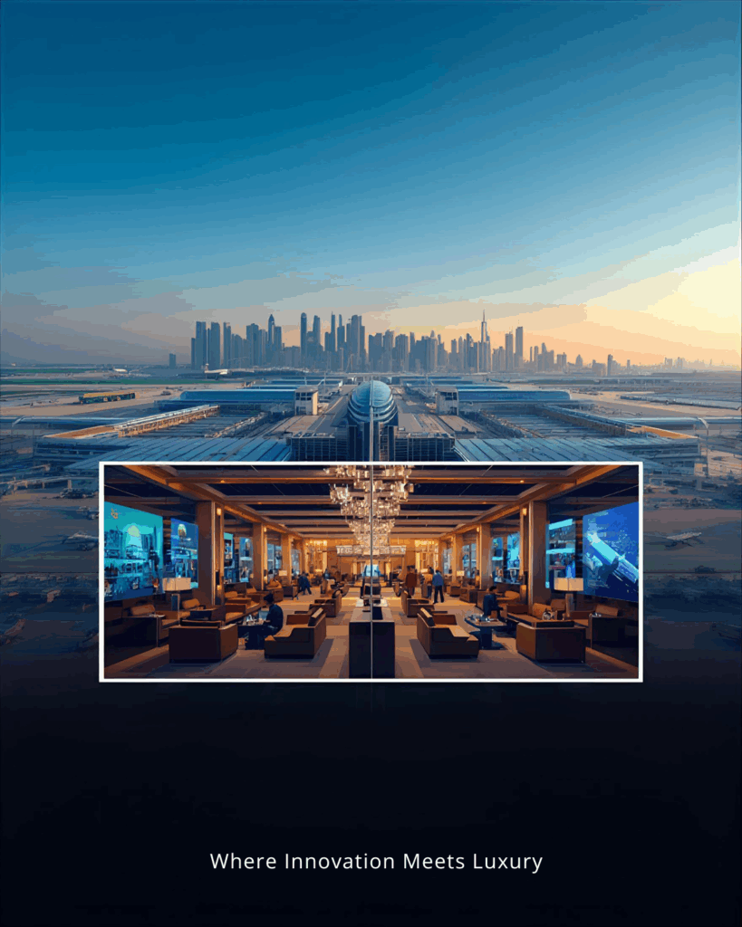 Vue panoramique de l’aéroport international Al Maktoum (1)